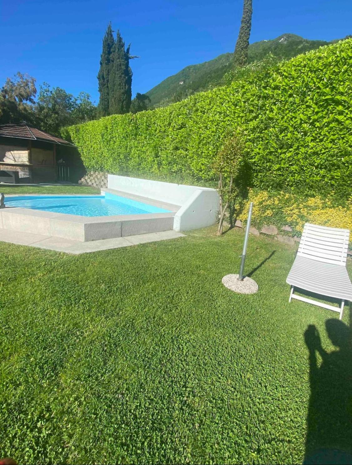 Bellavista Apartment Bissone Bagian luar foto