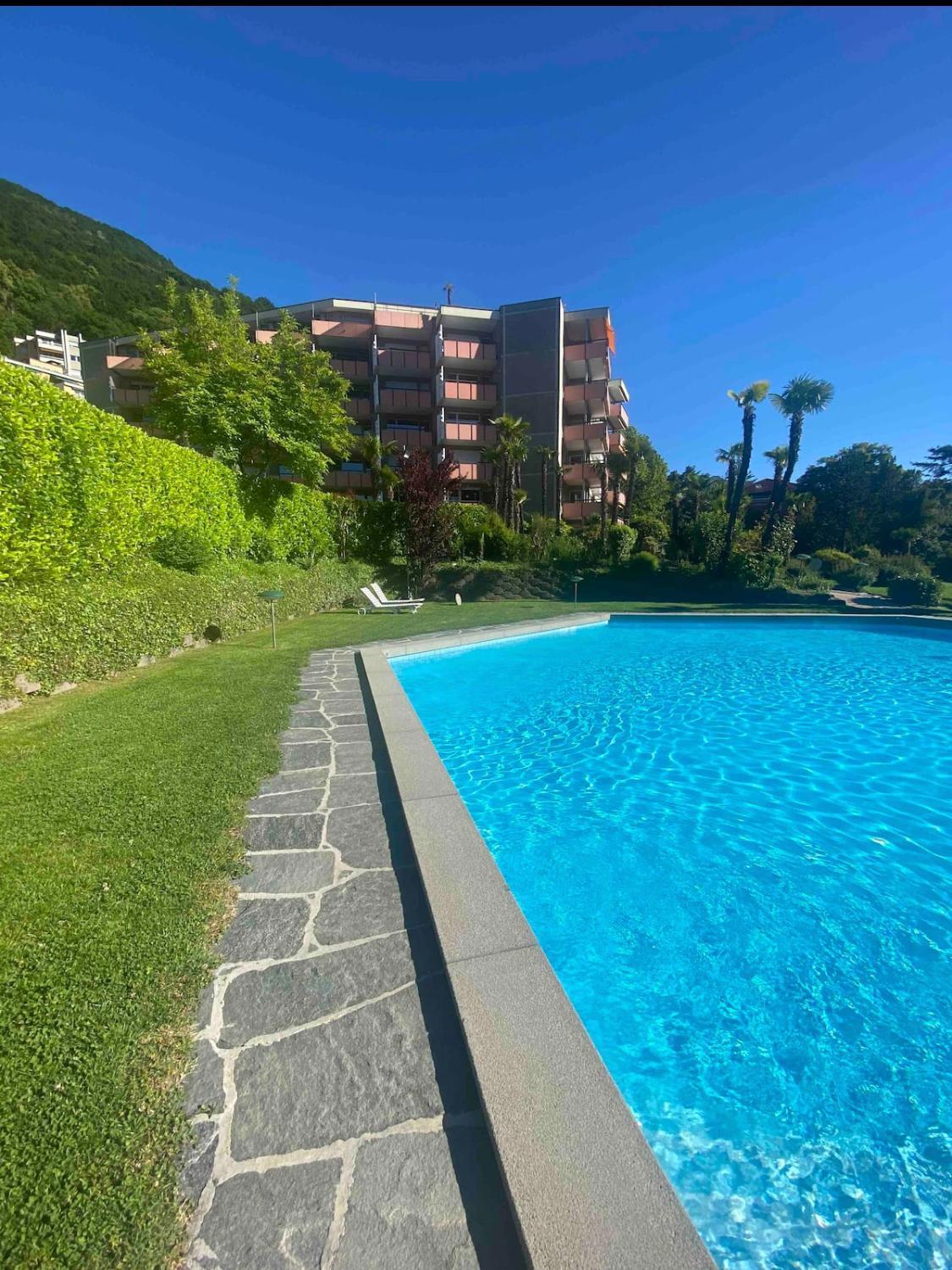 Bellavista Apartment Bissone Bagian luar foto
