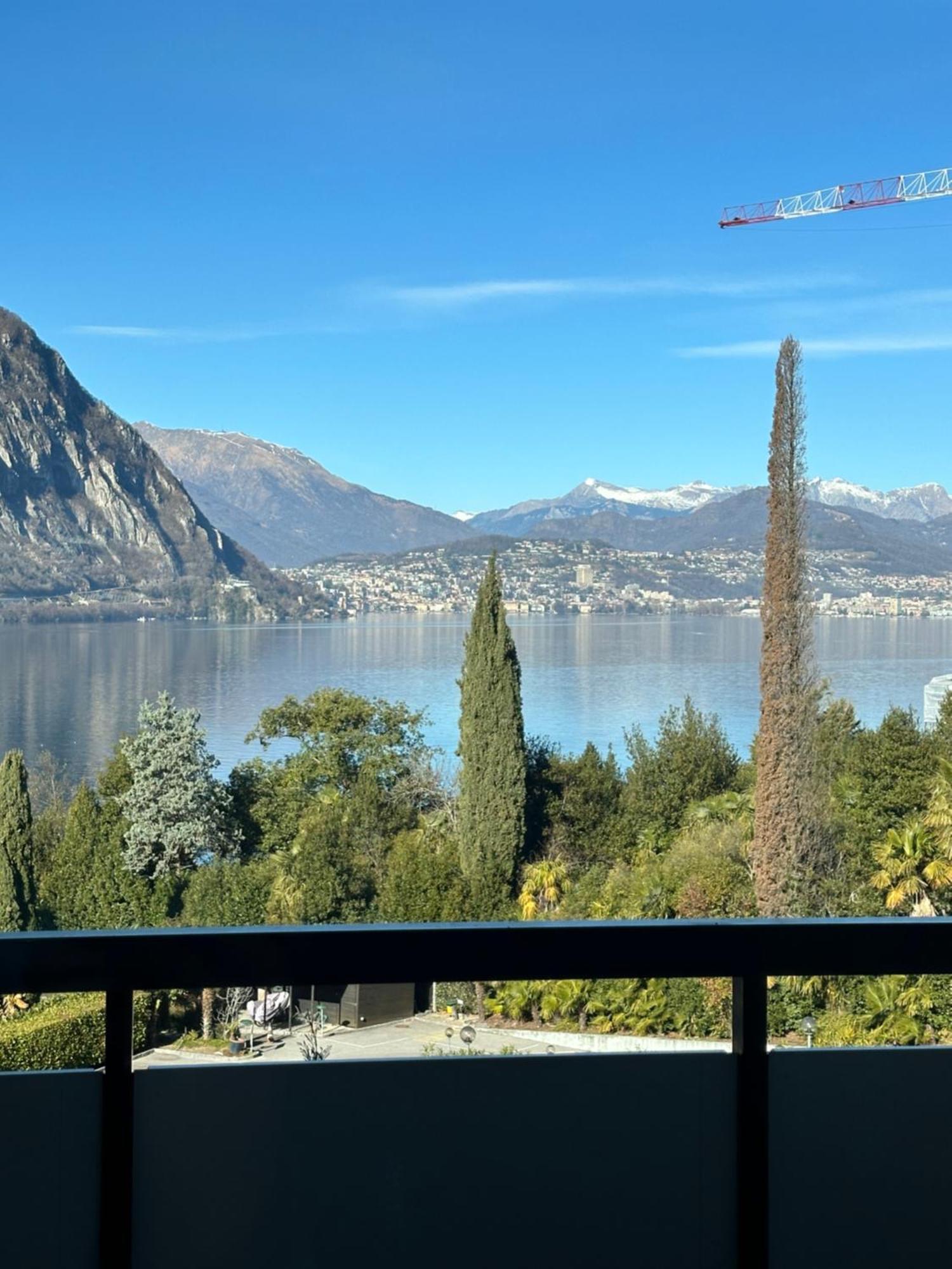 Bellavista Apartment Bissone Bagian luar foto