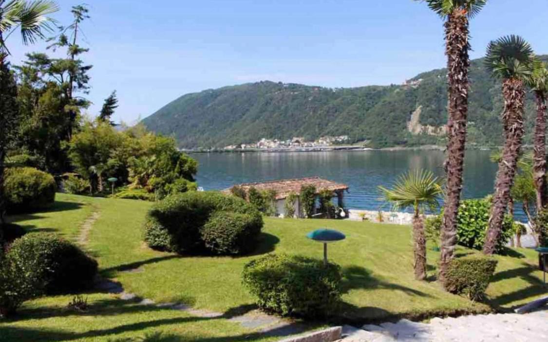 Bellavista Apartment Bissone Bagian luar foto